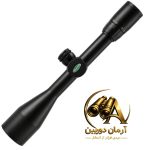 دوربین تفنگ ویور Weaver European Series مدل 800723 با بزرگنمایی 5-25×56، تیوب 30 میلی‌متری، رتیکل Illuminated Mil-Dot و لنز 56 میلی‌متری مناسب شکار و تیراندازی حرفه‌ای