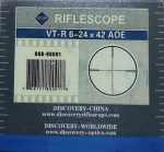 روتفنگی دیسکاوری Discovery VT-R 6-24x42 AOE روشن‌شونده - تصویر 6